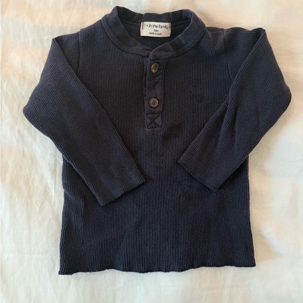 1+ more in the family navy shirt